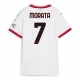 AC Milan Alvaro Morata #7 Replike Gostujuci Dres za Ženska 2024-25 Kratak Rukav